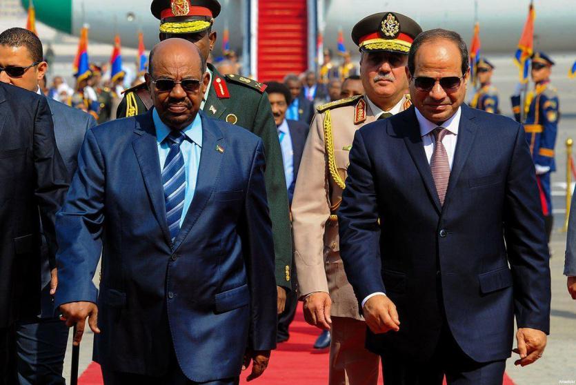 زيارة سابقة للرئيس السيسي في السودان 