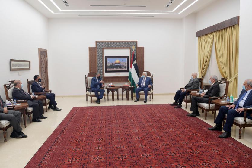 الرئيس يستقبل رئيس الهيئة المستقلة للانتخابات في المملكة الأردنية