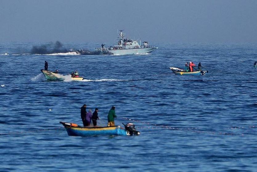 صيادون في بحر غزة
