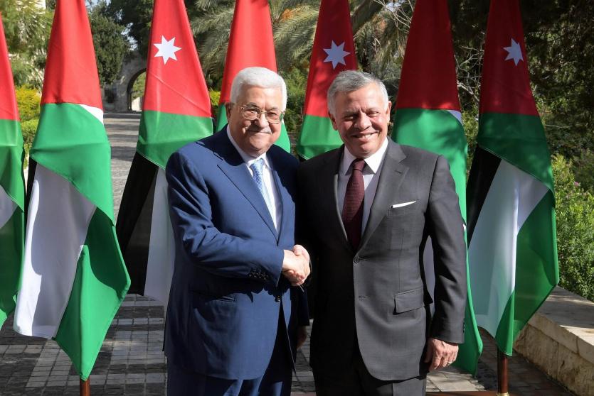 الرئيس عباس وملك الأردن