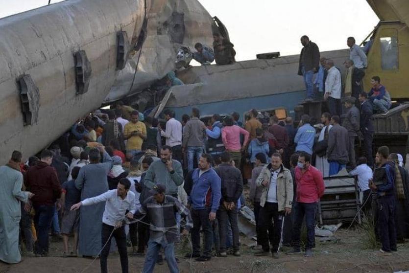 حادثة قطار في مصر