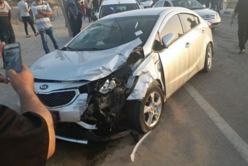 حادث سير في غزة - ارشيف 