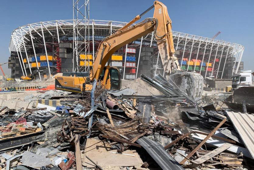 تقرير جديد يكشف عن تدوير 79% من مخلفات تشييد استادات كأس العالم 2022