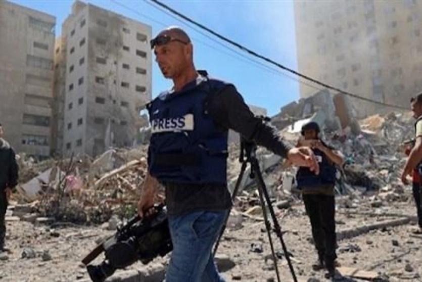 الصحفيين في غزة 
