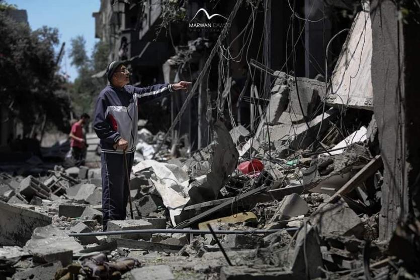 قصف المنازل في غزة