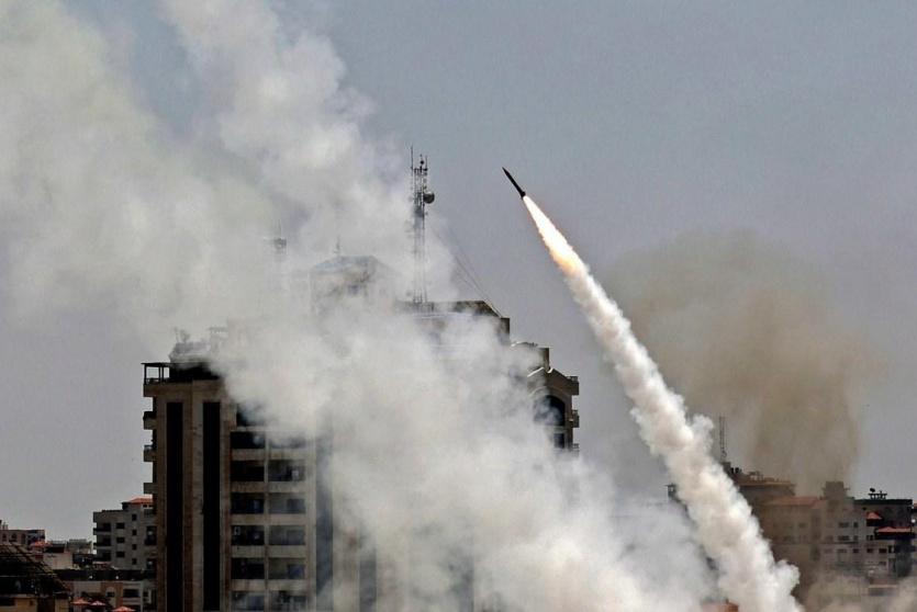 إطلاق صاروخ من غزة- ارشيف 