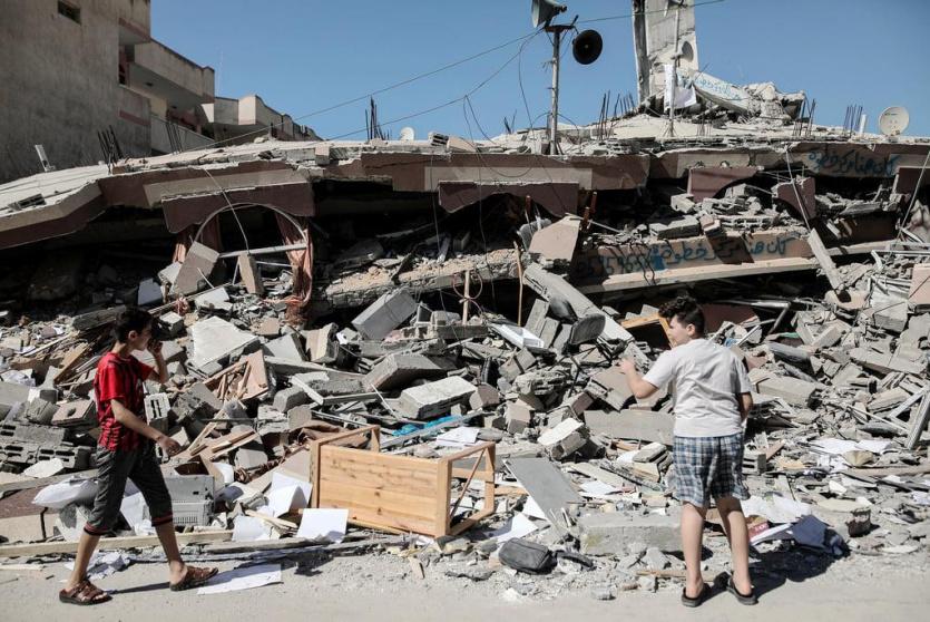 آثار العدوان على غزة - ارشيف