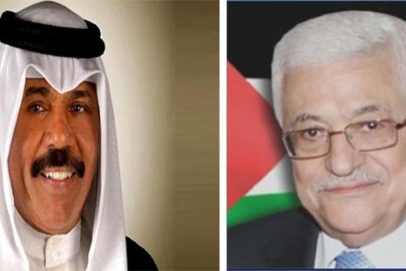 أمير الكويت للرئيس عباس: نقف إلى جانبكم في السراء والضراء