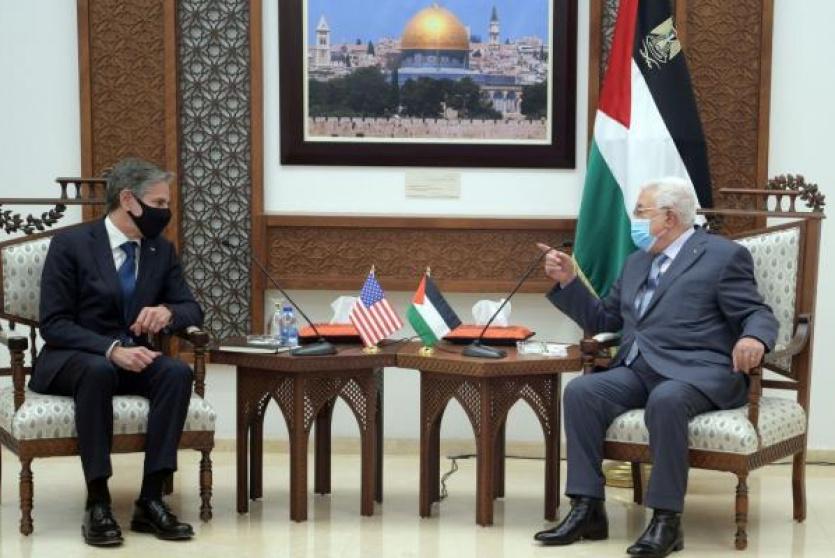 الرئيس عباس و وزير الخارجية الأمريكي بلينكن