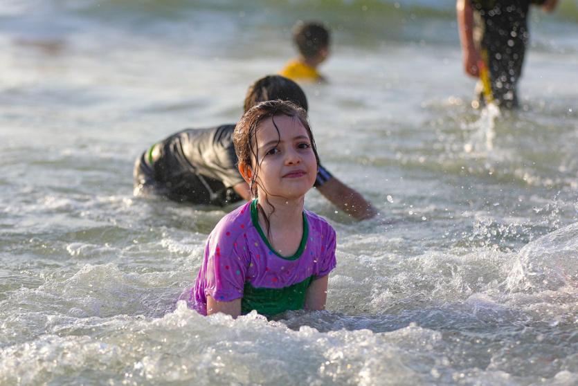 شاطئ بحر مدينة غزة - أرشيف