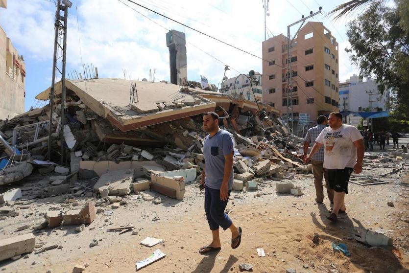 دمار المباني في غزة