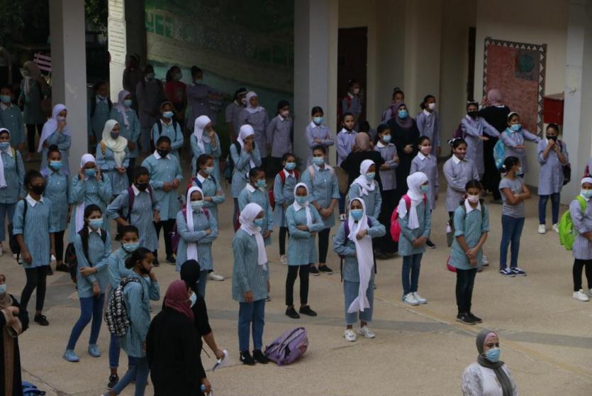 طلبة مدارس في فلسطين - ارشيف