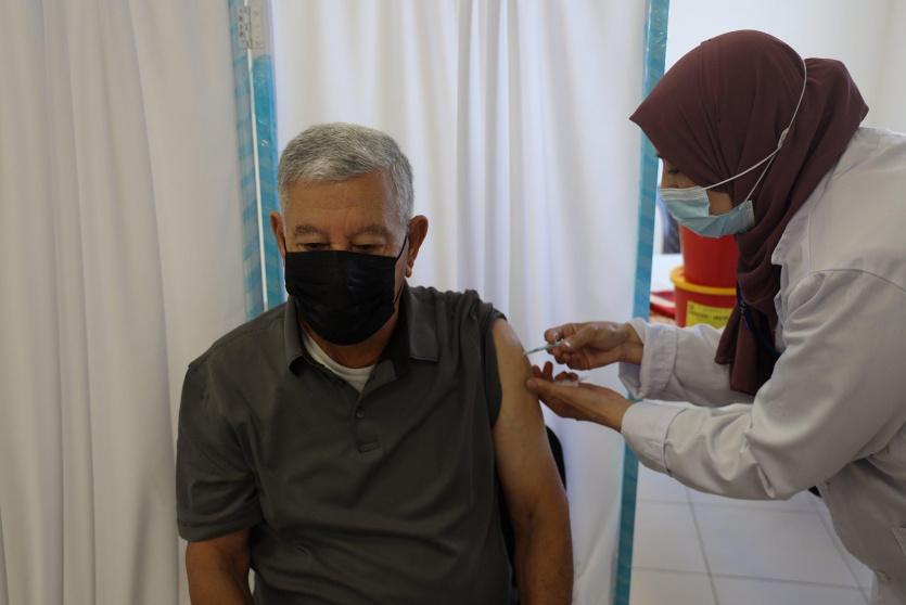 حملة التطعيم في رام الله اليوم