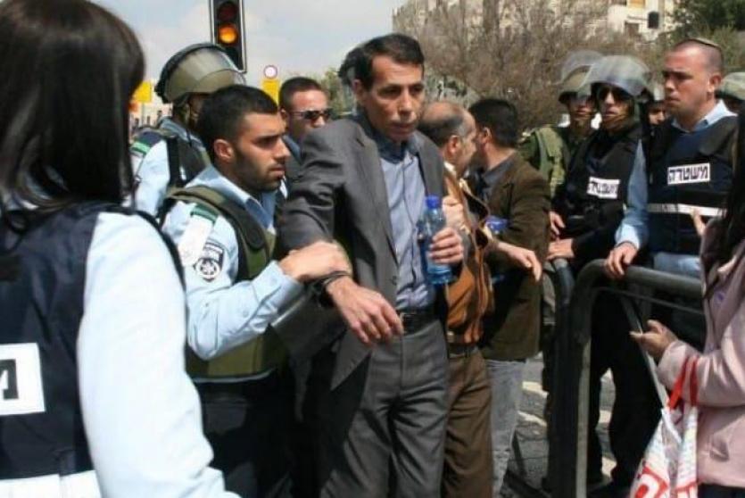 حاتم عبد القادر خلال اعتقاله