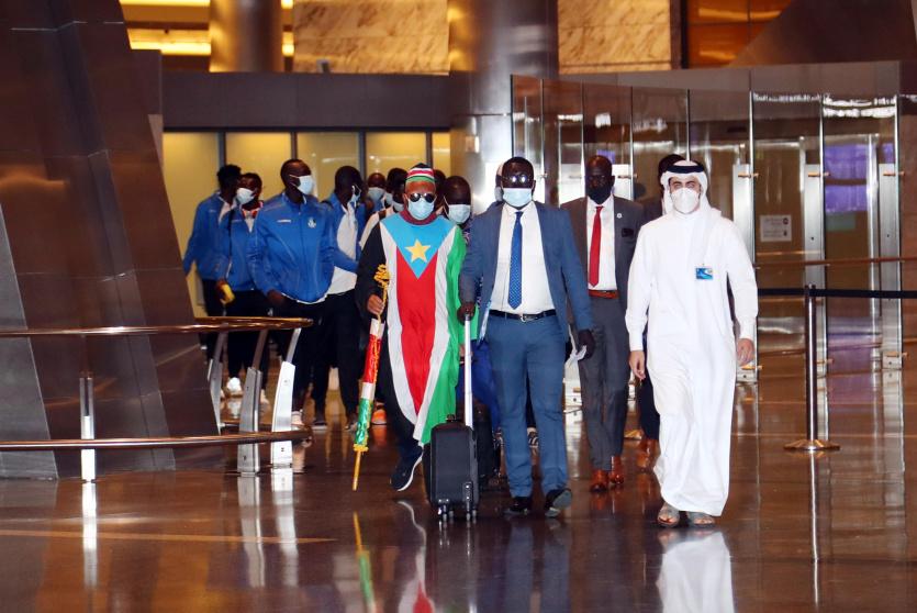 منتخب جنوب السودان يصل الدوحة لتدوين حضور تاريخي في كأس العرب