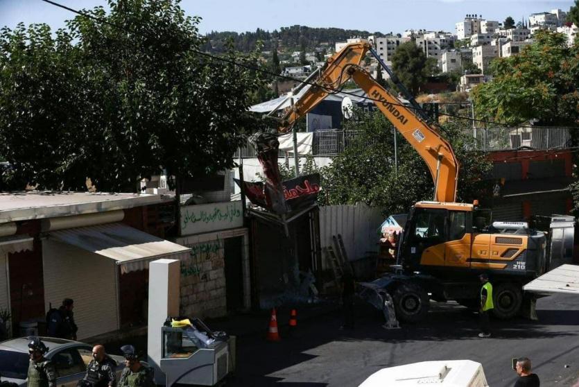 هدم منشأة فلسطينية - أرشيف