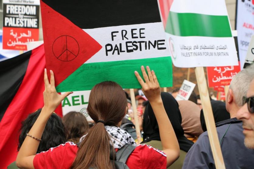 تظاهرة داعمة لفلسطين في أمريكا -أرشيف-