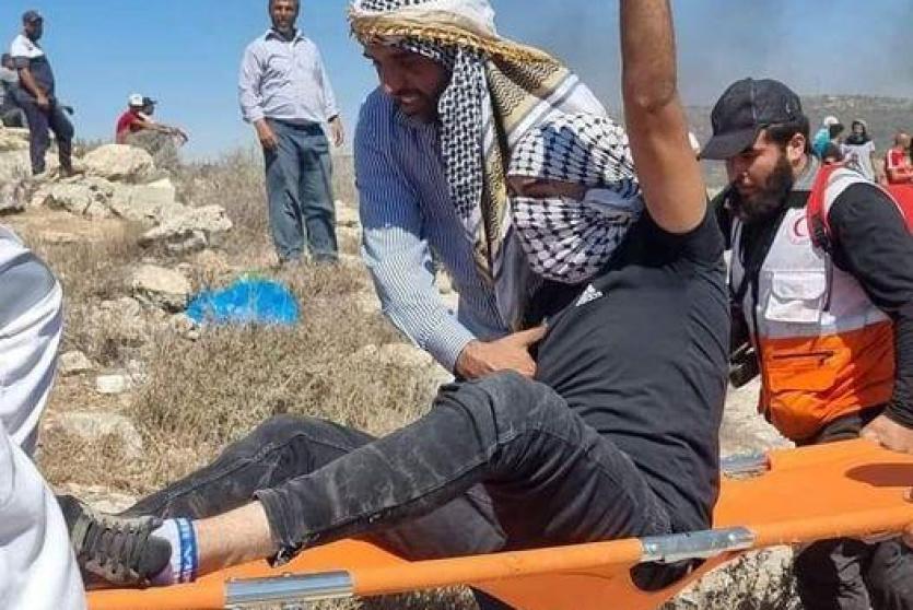 إصابة فلسطيني خلال مواجهات مع الاحتلال قرب جبل صبيح - أرشيف