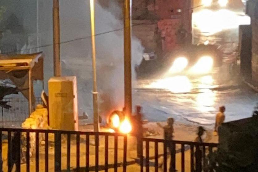 حرق كاميرات تابعة للاحتلال في سلوان