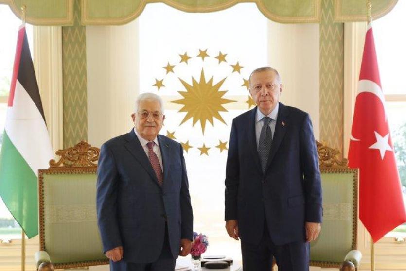 الرئيس عباس ووالرئيس التركي أردوغان