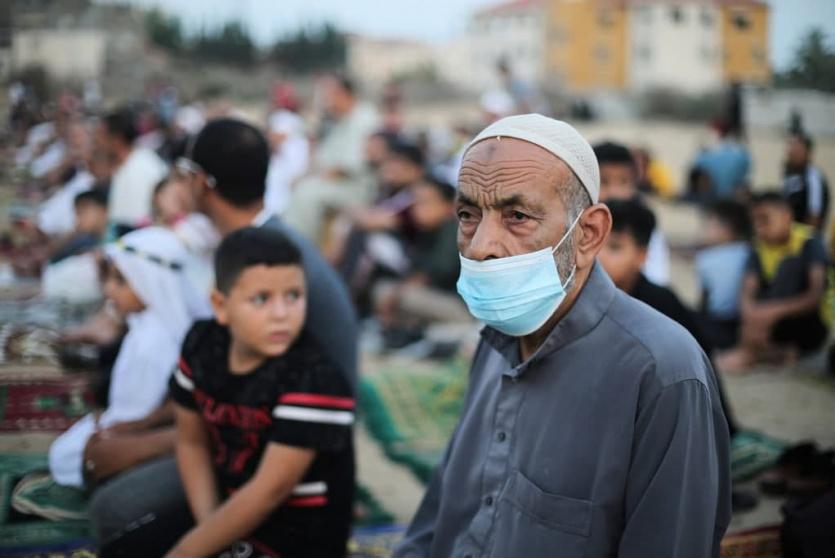 صلاة العيد في قطاع غزة 