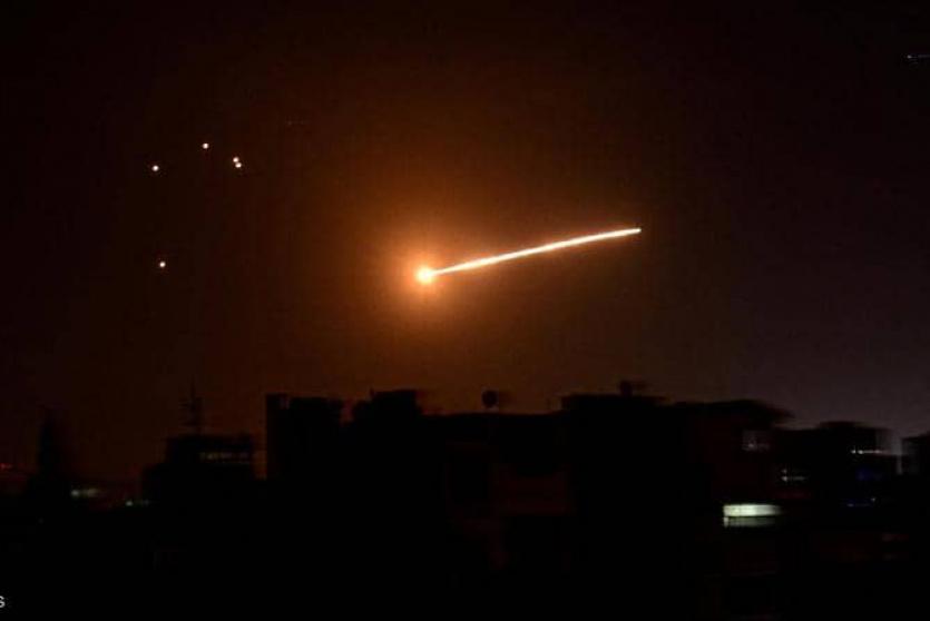 تصدي الدفاعات السورية لطائرات إسرائيلية