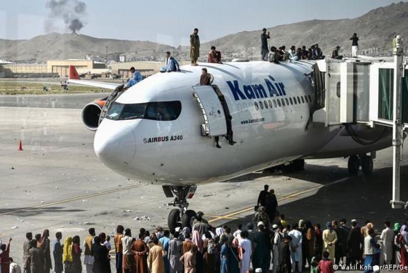 فوضى في مطار كابل