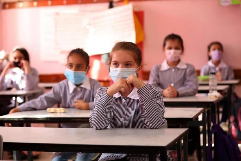 طلاب مدارس في فلسطين - ارشيف