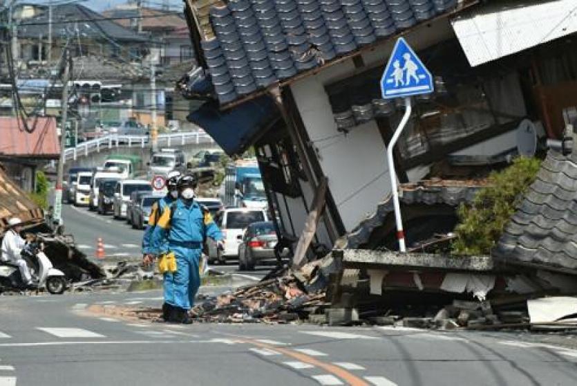 زلزال ضرب اليابان الخميس الماضي