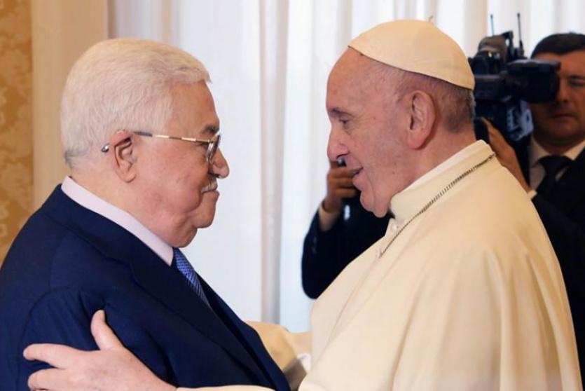 الرئيس عباس والبابا فرنسيس