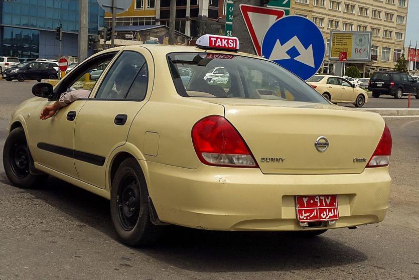 سيارة أجرة في أربيل - صورة تعبيرية