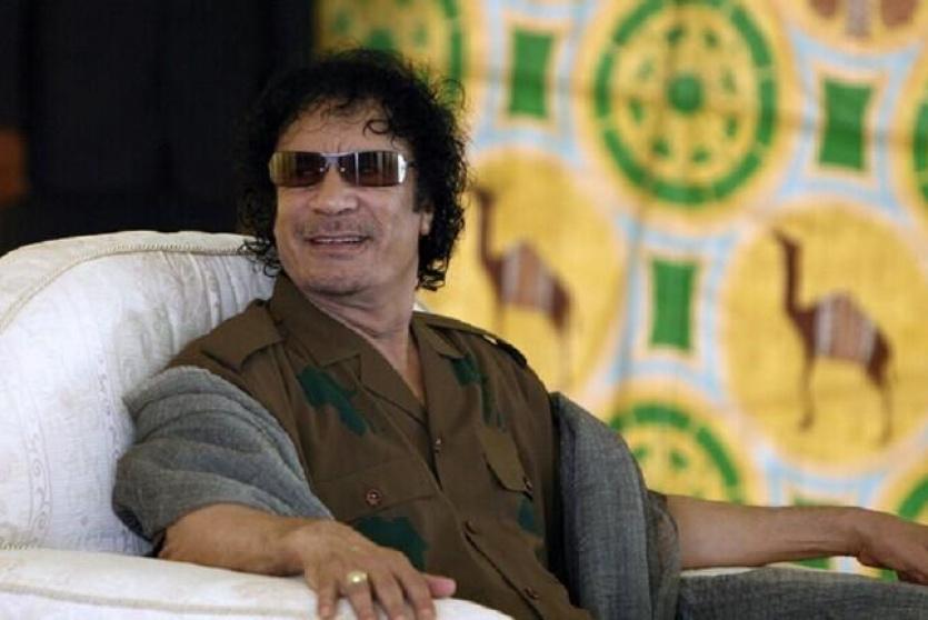  الزعيم الليبي الراحل معمر القذافي