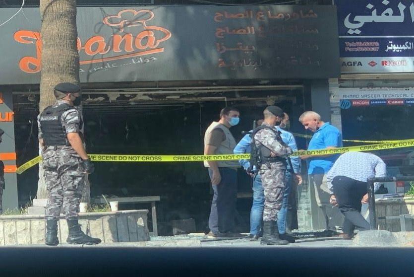 حرق داخل مطعم في عمّان