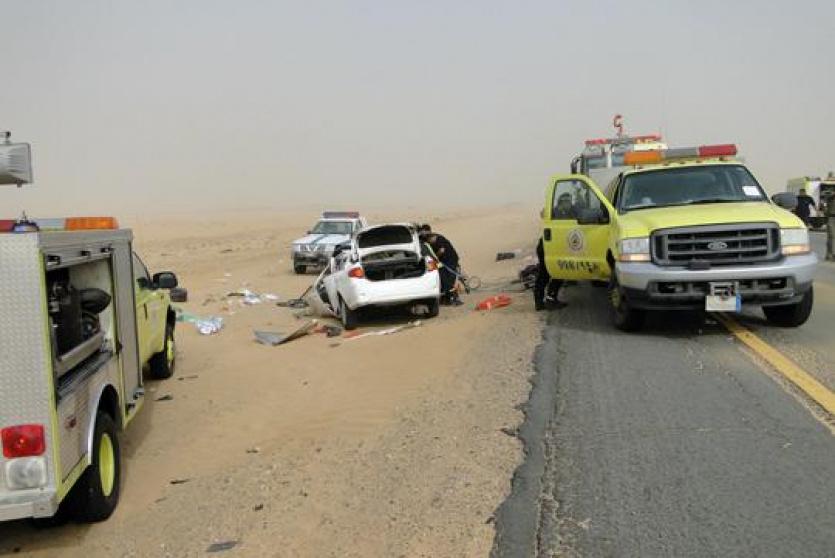 حادث سير في السعودية - ارشيف