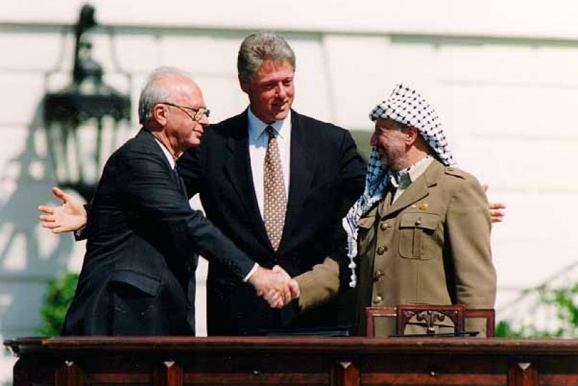 توقيع اتفاق أوسلو في واشنطن عام 1993 - أرشيف