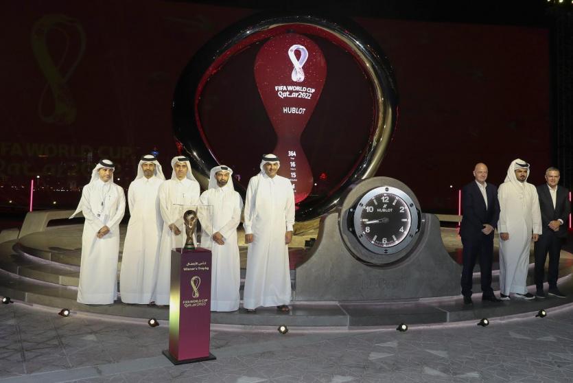 الكشف عن ساعة العد التنازلي لعام واحد على انطلاق مونديال قطر