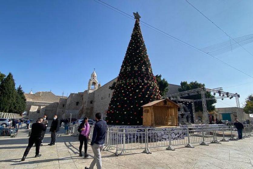 سجرة الميلاد في بيت لحم - ارشيف