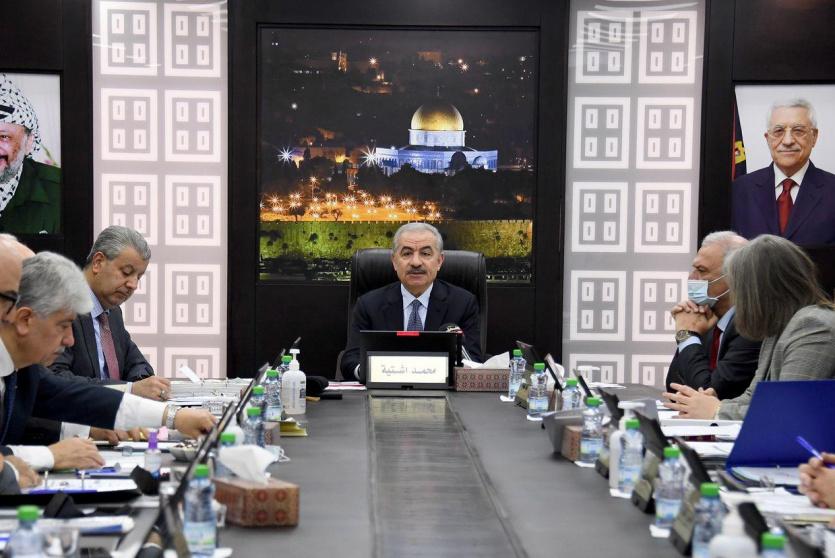 جلسة مجلس الوزراء الفلسطيني - ارشيف 