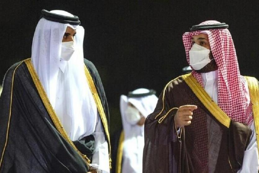 ولي العهد السعودي يصل قطر