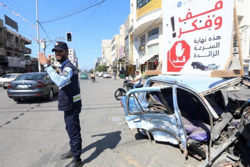 حادث سير غزة  - توضيحية 