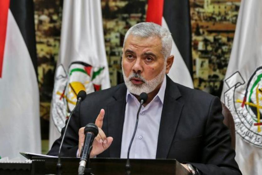 رئيس المكتب السياسي لحركة (حماس)، إسماعيل هنية