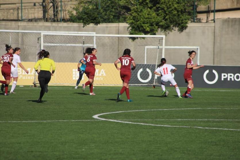 واعدات فلسطين يفزن على منتخب لبنان ضمن بطولة اتحاد غرب آسيا