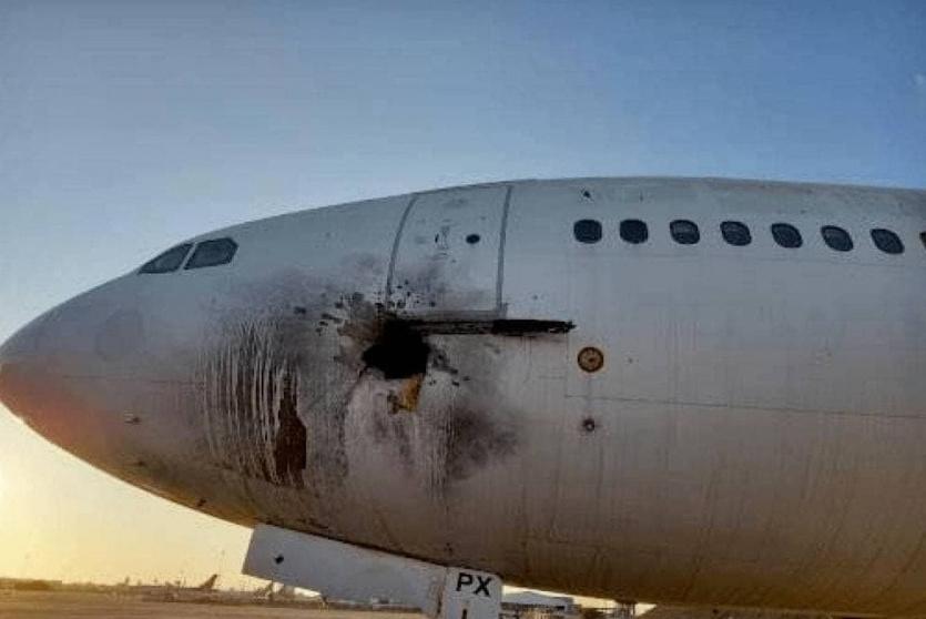 تضرر طائرة مدنية جراء قصف طال مجمع مطار بغداد