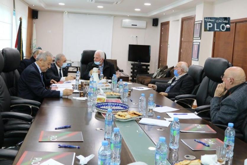 اجتماع اللجنة التحضيرية الخاصة بانعقاد المجلس المركزي الفلسطيني