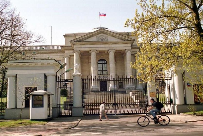 السفارة الروسية في العاصمة البولندية وارسو
