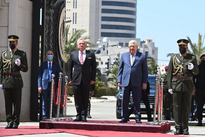 العاهل الأردني و الرئيس عباس
