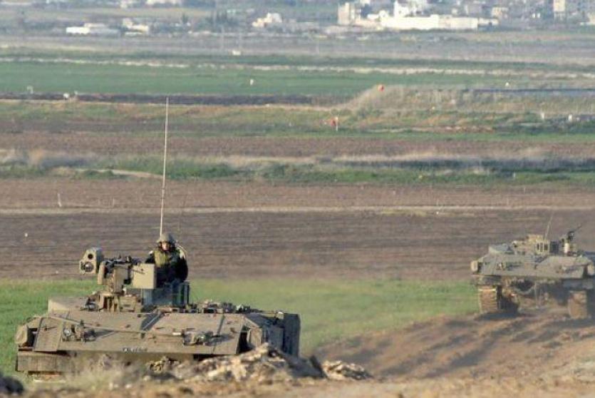 الجيش الاسرائيلي يفتح النار باتجاه أراضي المزارعين