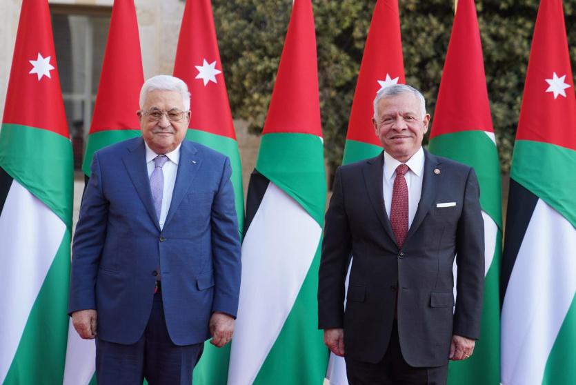 الرئيس يلتقي ملك الأردن