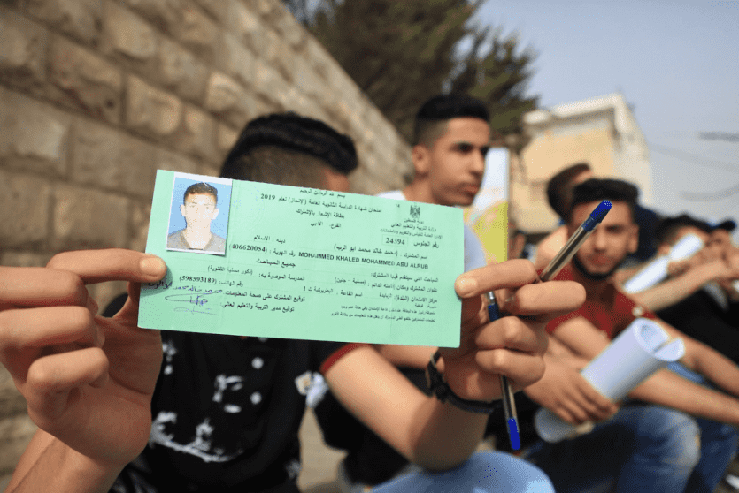 جدول امتحانات الثانوية العامة التوجيهي 2022 في فلسطين