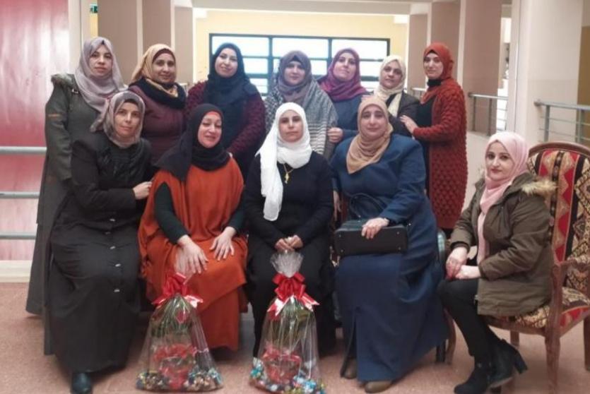 معلمات بمدرسة بنات القبيبة الأساسية